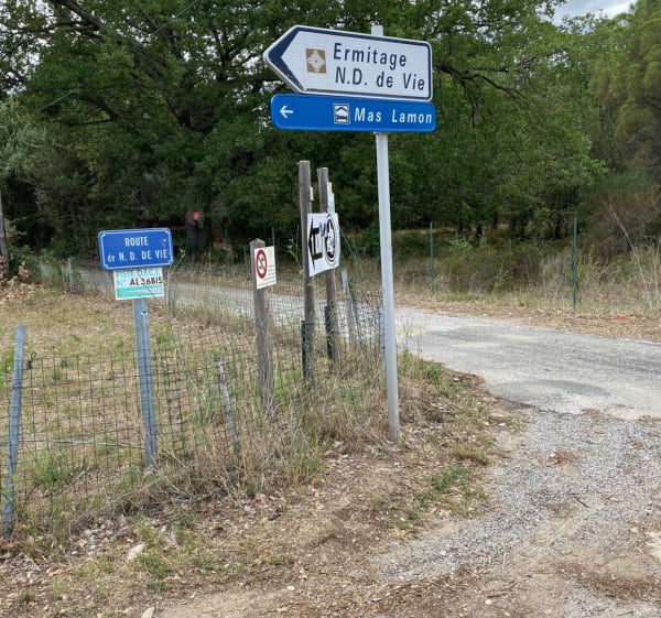Notre Dame de vie depuis Argeles Village - Argelès-sur-Mer - 1
