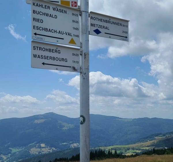 Le petit ballon d'Alsace par Schreiplan depuis Munster - Munster - 1