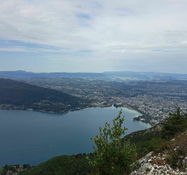 Boucle Monts Veyrier, Barron retour Talabar départ du port - Annecy - 1