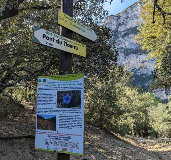 Balade du pont de Tourre à la montagne de sable - Vallon-Pont-d'Arc - 1