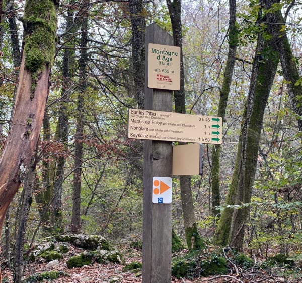 VTT ludique montagne d'Âge depuis Marny - Poisy - 1