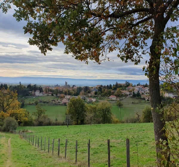 Les Trois Croix et vue sur la plaine du Forez - Saint-Galmier - 1