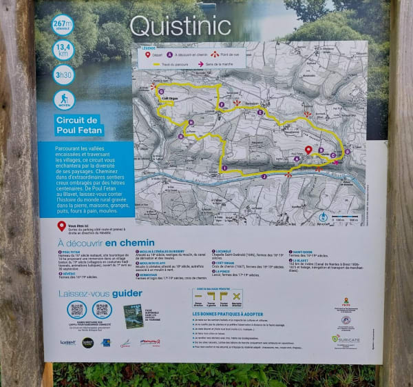 Direction Poul Fetan par Bubry et Quistinic - Guémené-sur-Scorff - 1
