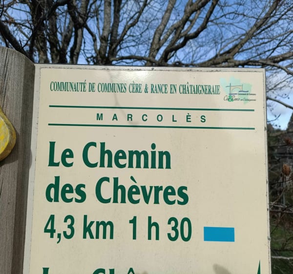 Le chemin des chèvres - Marcolès - 1