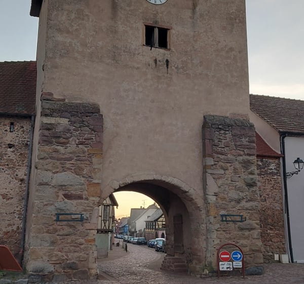 Entre Turckheim et Niedermorschwihr avec son clocher vrillé - Turckheim - 1