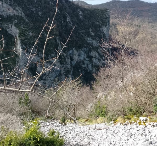 Tour du Roc de la Mousse, à Montségur avec vu sur le château - Montségur - 1
