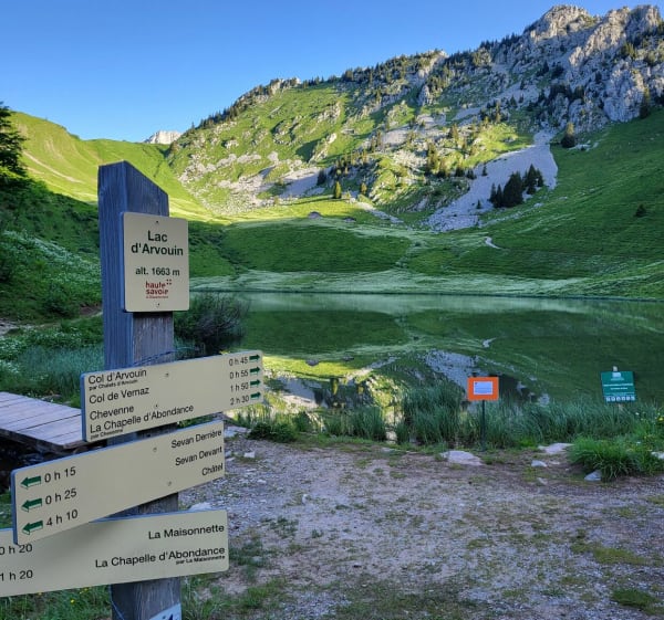 Pointe de l'Arvouin par son lac et son col - La Chapelle-d'Abondance - 1