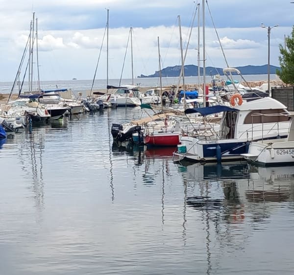 La rive du Roubaud jusqu'au Port de l'Ayguade - Hyères - 1
