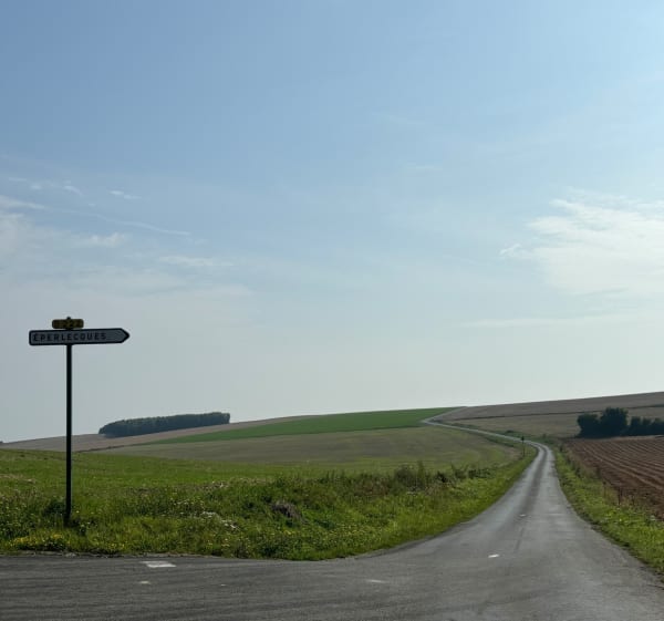 Sur les routes de campagne de Culem vers la Wattine - Bayenghem-lès-Éperlecques - 1