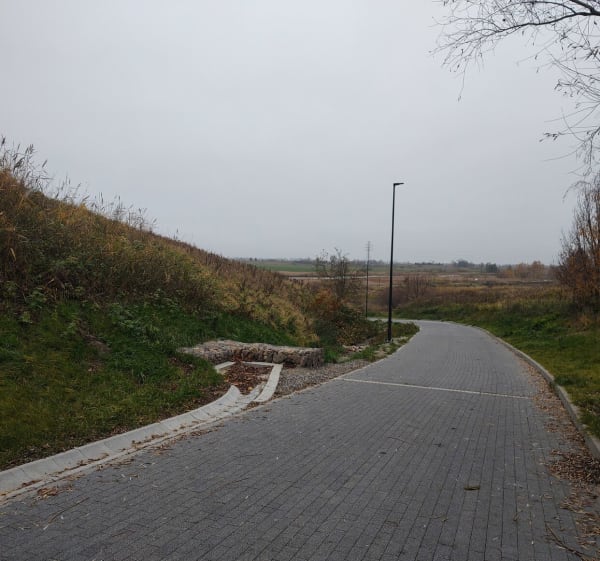 Iskra, cmentarze, Nogat - Malbork - 1