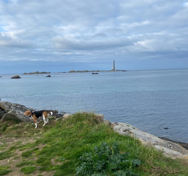 Lilia et son phare de l’île vierge - Plouguerneau - 1