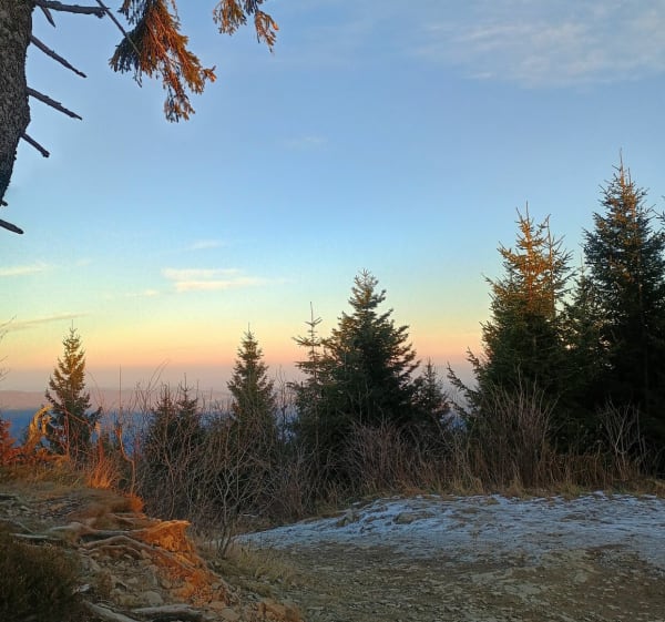 Wieża widokowa na gorcu powrot - Ochotnica Dolna - 1