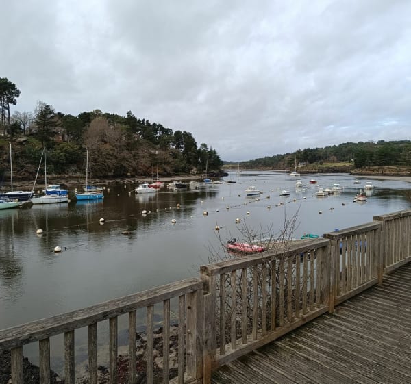 Du port de Rosbras à la pointe - Riec-sur-Bélon - 1