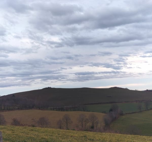 Homo Faber à la Cazornhe et vue sur la campagne. - Le Vibal - 1