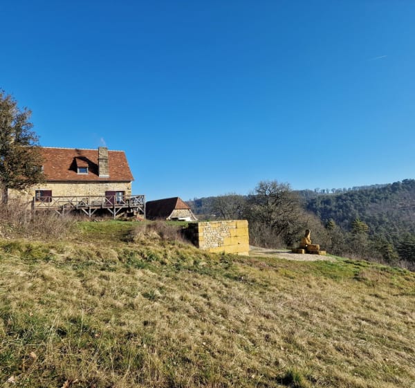 Circuit des 4 bornes, par le Château du Sablou - Bars - 1