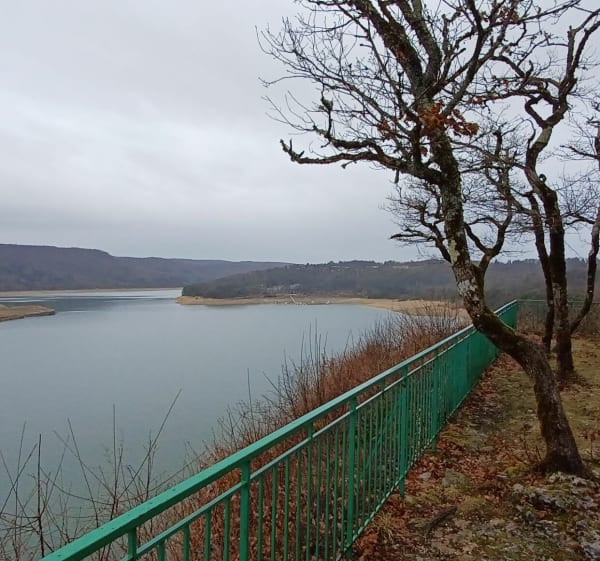 Lac de Vouglans au belvédère de la Roche aux Corneilles - Maisod - 1