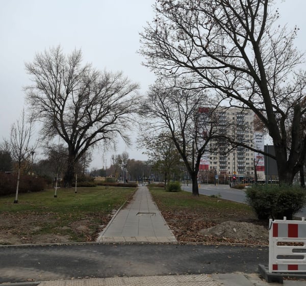 Oddolany wzdłuż opuszczonych linii kolejowych - Warszawa - 1