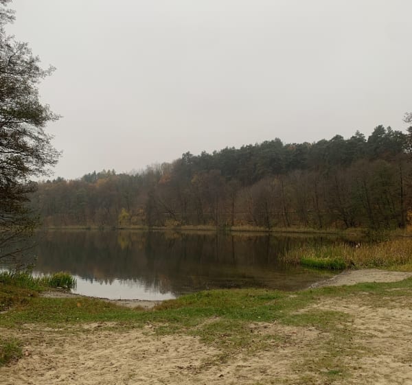 Trasa obok jeziora Ślanda - Olsztyn - 1