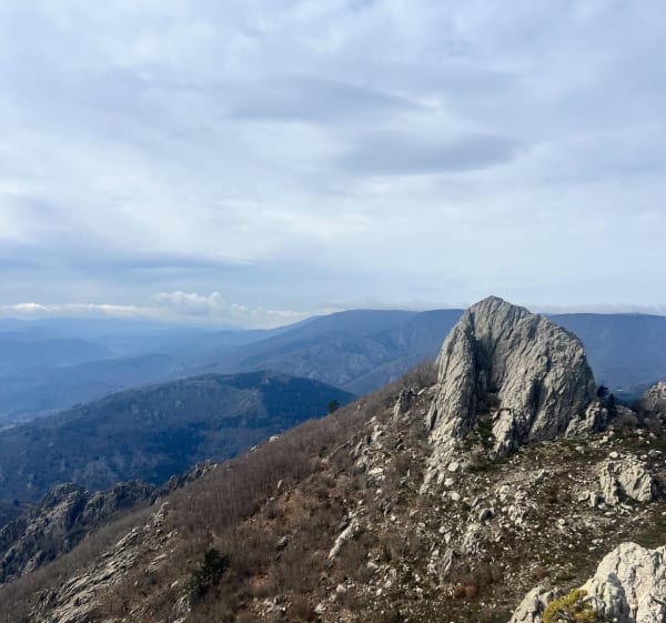 Le Col de l’Ourliade depuis Auziale - Saint-Julien - 1