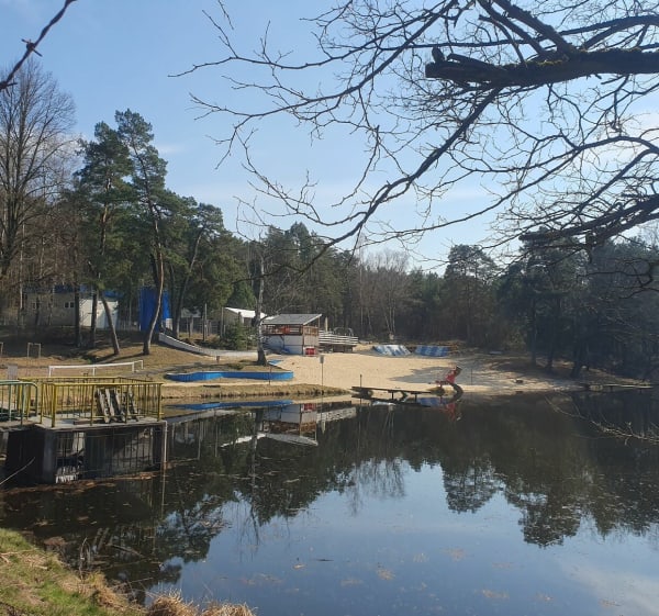 Grotniki, ścieżką wzdłuż meandrującej rzeki Lindy - Grotniki - 1