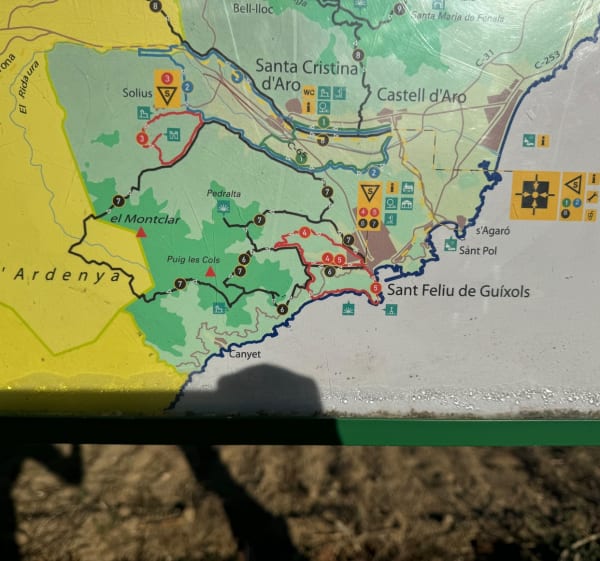 Randonnée direction Sant Feliu de Guíxols, par Ermita de Pedralta - Sant Feliu de Guíxols - 1