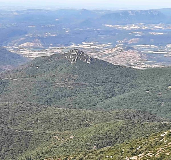 Montée de la côte d'Arboras au pic Saint-Baudille - Saint-Saturnin-de-Lucian - 1
