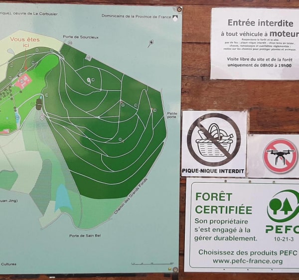 Bain de forêt à Eveux et autour du couvent de la Tourette - Eveux - 1