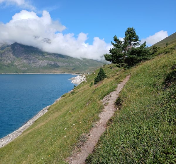 Sentier côtier du lac du Mont Cenis - Val-Cenis - 1