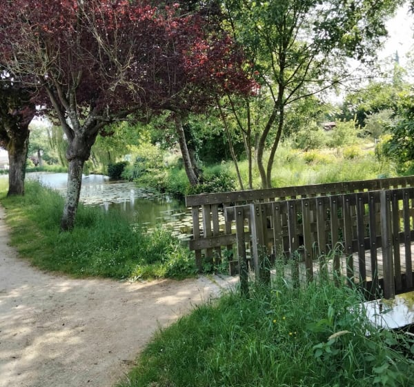 Le chemin du ruisseau à St-Christophe du Bois - EG - 1