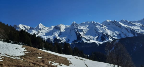 Balade hivernale sur le balcon des Aravis - Le Grand-Bornand - 1
