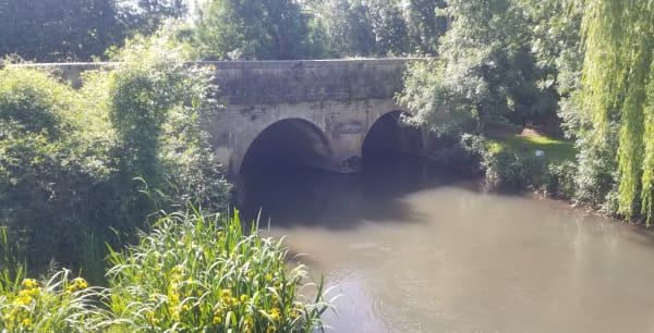 En franchissant la Béronne - Virginie - 1