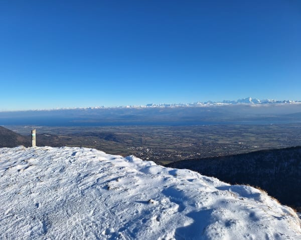 Van Faucille tot Grand Montrond op sneeuwschoenen - Mijoux-La-Faucille - 1
