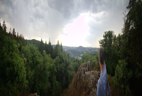 Virée à vélo au Rocher de la Pérouse depuis l'étang du Griottier Blanc - Quarré-les-Tombes - 1