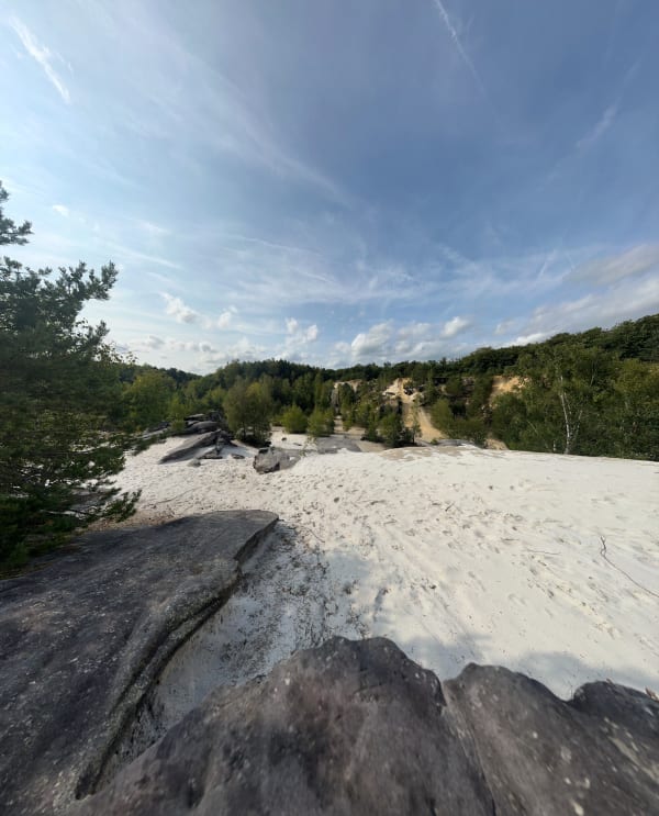 Carrière de sable à Darvault et marche digestive en forêt - Thomas - 1