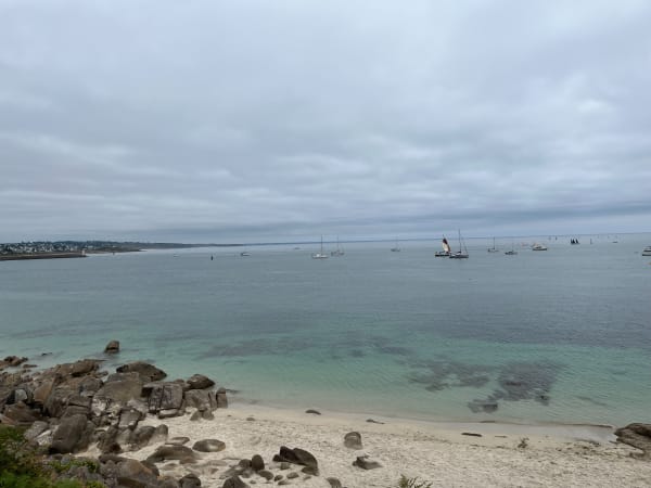 Baie d'Audierne et courir sur la plage de Sainte-Evette - nicolas - 1