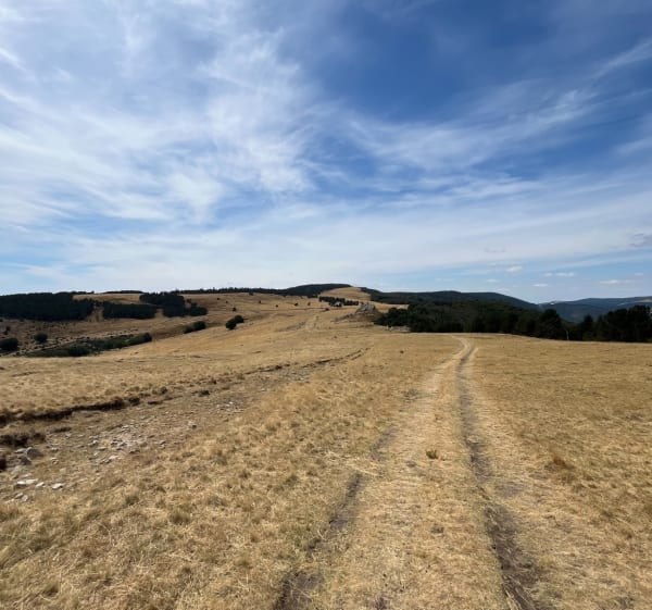 La Croix de Bauzon et vue sur l’Ardèche méridionale. - Alexis - 1