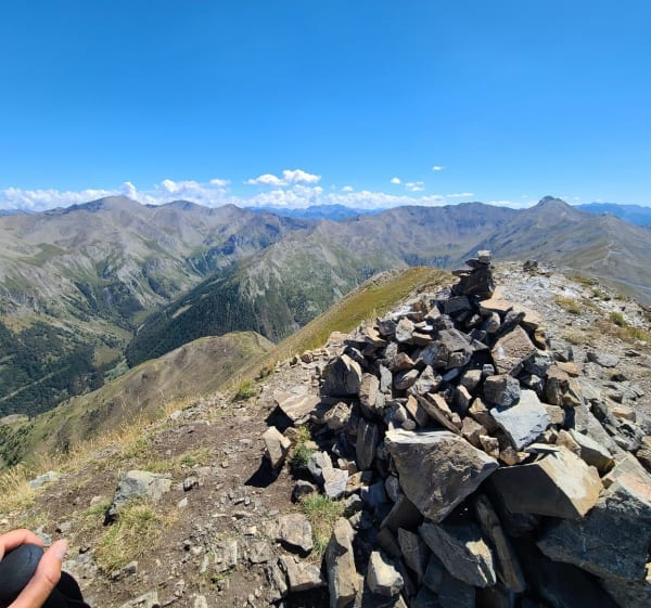 Pic du Boussolenc depuis la station des Orres1650 - Elisa - 1
