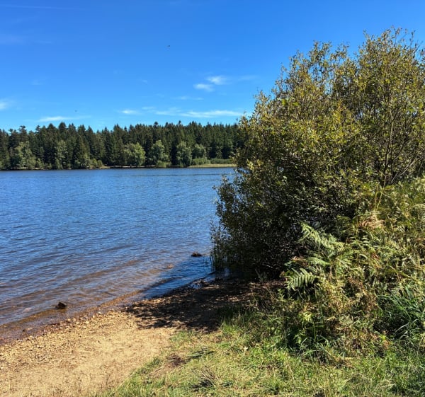 Tour du lac de Devesset à vélo - Marie - 1