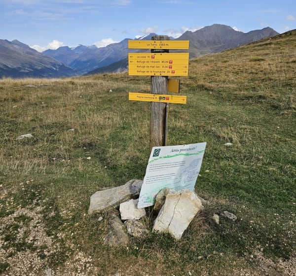 Aussois - La Turra - La croix de la Lozère-Monolithe - Claire - 1
