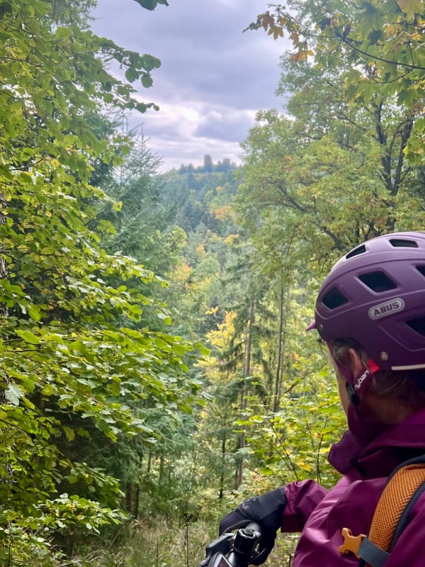 Entre vignes et forêt en VTT - Isa - 1