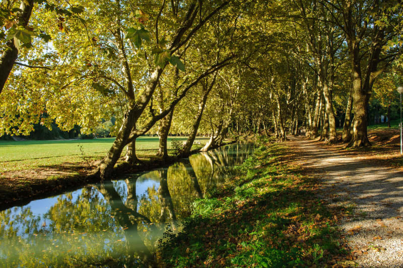 La vallée de l'Eure à Uzès et l'Alzon