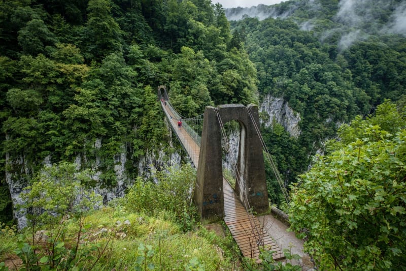 Passerelle d’Holzarte : randonnée dans les gorges d'Olhadubi