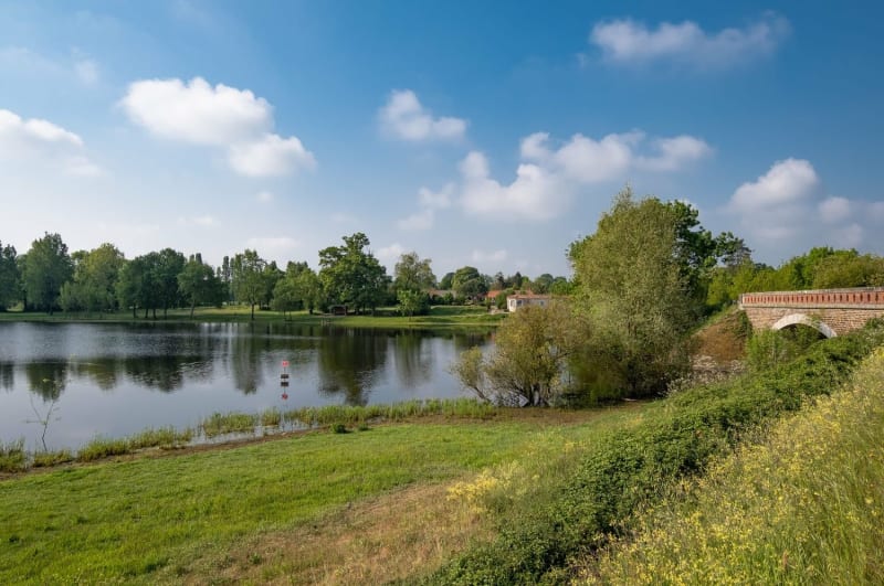 Balade au pont de l'Ouen : vue sur le pont et les marais