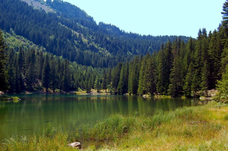 Photo du lac du Poursollet à proximité de Livet-et-Gavet.