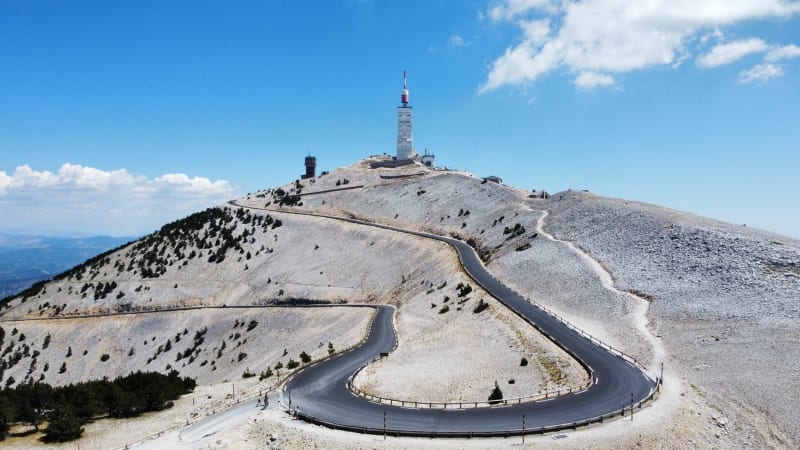 Photo du sommet du mont Ventoux.