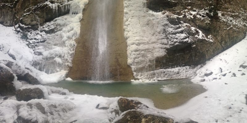 Enversin-waterval en een weinig bekende oase van ontspanning - Le Touvet