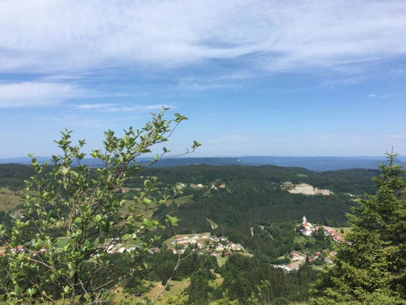 Les Bouchoux et vue sur un plateau à la Croix des Couloirs - Les Bouchoux
