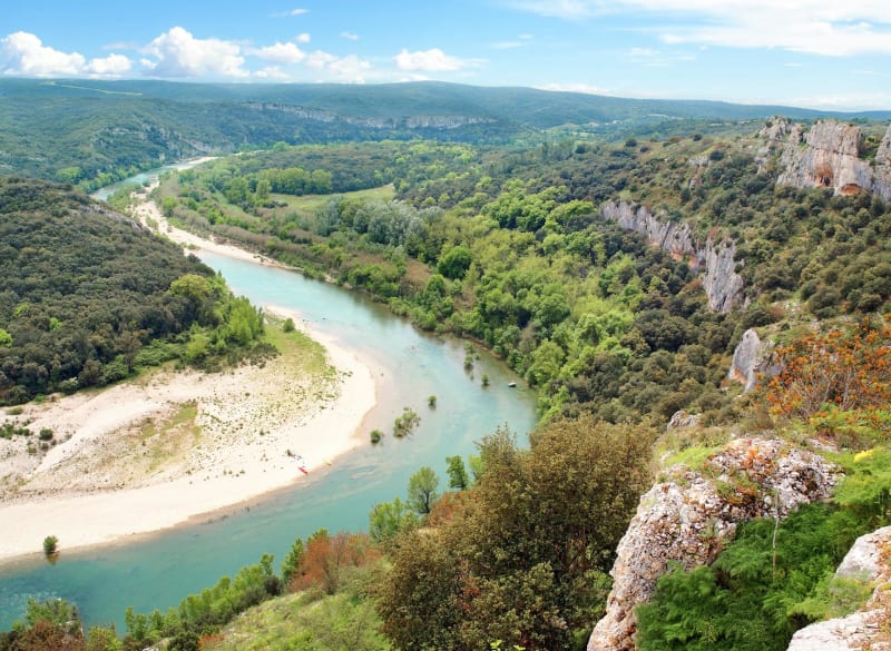 Garrigue et gorges du Gardon par les GR® 6 et 63 - Sainte-Anastasie