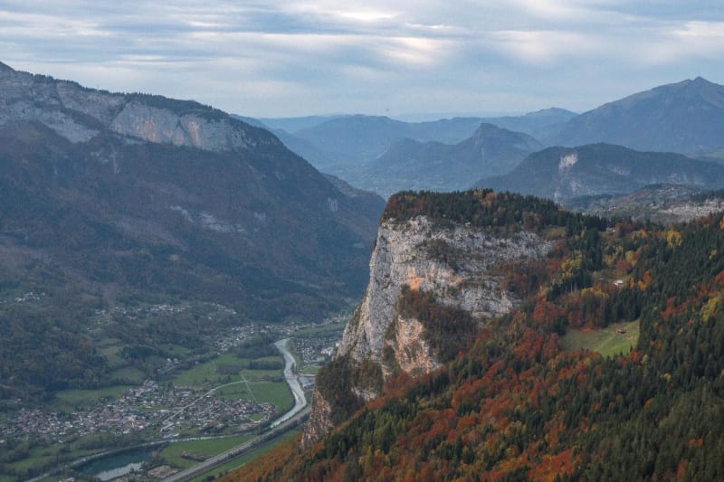 Refuge de Véran et vue sur les Aravis - Sallanches