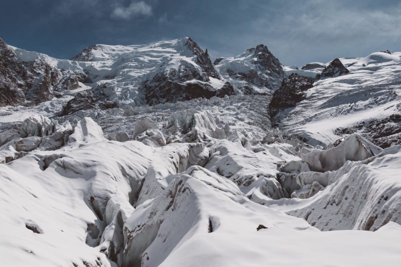 Glaciers de Chamonix et panorama au pied du mont Blanc - Chamonix-Mont-Blanc